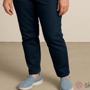 Geox Leather Suede Light Blue Slip-On Sneakers Size 10